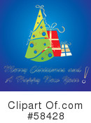 Christmas Greeting Clipart #58428 by MilsiArt