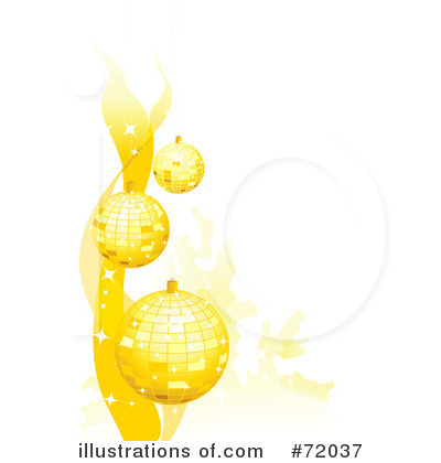 Royalty-Free (RF) Christmas Ornaments Clipart Illustration by inkgraphics - Stock Sample #72037