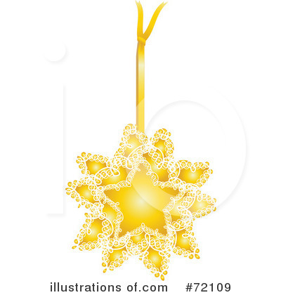 Royalty-Free (RF) Christmas Ornaments Clipart Illustration by inkgraphics - Stock Sample #72109