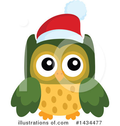 Christmas Owl Clipart #1434477 by visekart