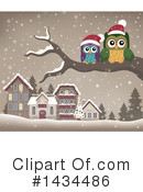 Christmas Owl Clipart #1434486 by visekart