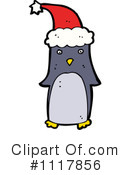 Christmas Penguin Clipart #1117856 by lineartestpilot