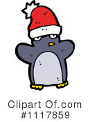 Christmas Penguin Clipart #1117859 by lineartestpilot