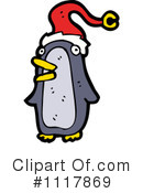 Christmas Penguin Clipart #1117869 by lineartestpilot