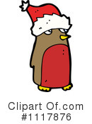 Christmas Penguin Clipart #1117876 by lineartestpilot