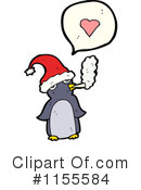 Christmas Penguin Clipart #1155584 by lineartestpilot