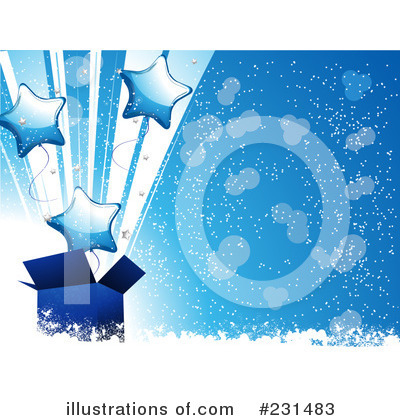 Royalty-Free (RF) Christmas Present Clipart Illustration by elaineitalia - Stock Sample #231483