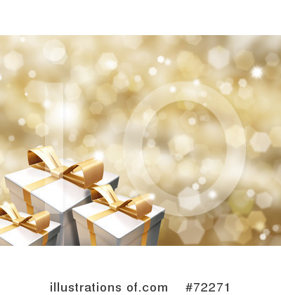 Royalty-Free (RF) Christmas Presents Clipart Illustration by KJ Pargeter - Stock Sample #72271