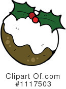 Christmas Pudding Clipart #1117503 by lineartestpilot