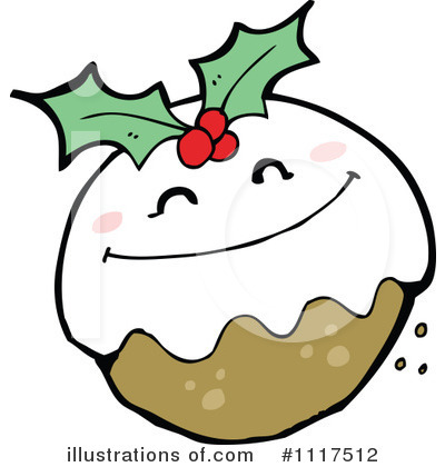 Christmas Pudding Clipart #1117512 by lineartestpilot