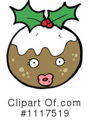Christmas Pudding Clipart #1117519 by lineartestpilot