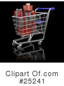 Christmas Shopping Clipart #25241 by KJ Pargeter