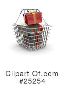 Christmas Shopping Clipart #25254 by KJ Pargeter