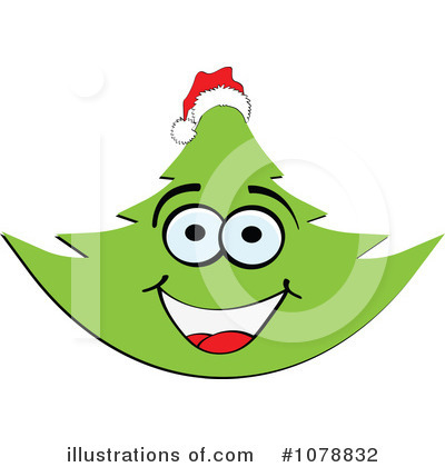 Christmas Tree Clipart #1078832 by Andrei Marincas