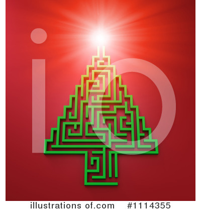 Christmas Tree Clipart #1114355 by Mopic