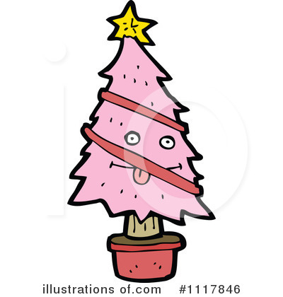 Christmas Tree Clipart #1117846 by lineartestpilot