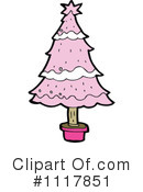 Christmas Tree Clipart #1117851 by lineartestpilot