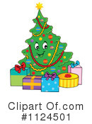Christmas Tree Clipart #1124501 by visekart