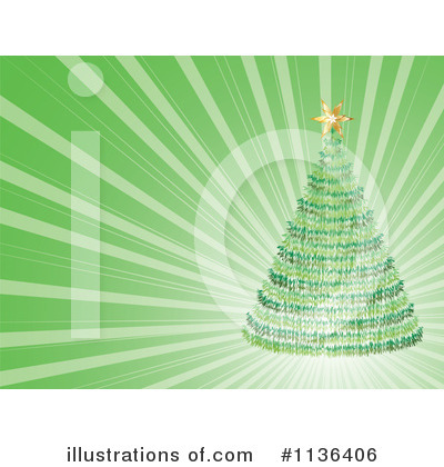 Christmas Tree Clipart #1136406 by Andrei Marincas
