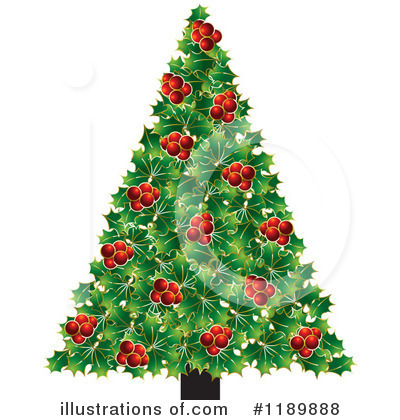 Royalty-Free (RF) Christmas Tree Clipart Illustration by Lal Perera - Stock Sample #1189888