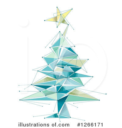 Royalty-Free (RF) Christmas Tree Clipart Illustration by BNP Design Studio - Stock Sample #1266171
