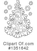Christmas Tree Clipart #1351642 by visekart