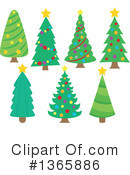Christmas Tree Clipart #1365886 by visekart