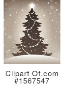 Christmas Tree Clipart #1567547 by visekart