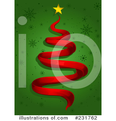 Royalty-Free (RF) Christmas Tree Clipart Illustration by BNP Design Studio - Stock Sample #231762