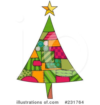 Royalty-Free (RF) Christmas Tree Clipart Illustration by BNP Design Studio - Stock Sample #231764