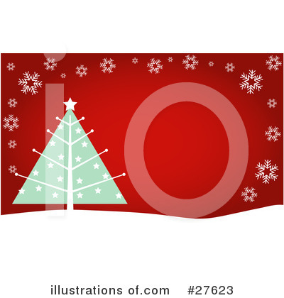 Royalty-Free (RF) Christmas Tree Clipart Illustration by KJ Pargeter - Stock Sample #27623
