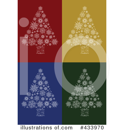 Royalty-Free (RF) Christmas Tree Clipart Illustration by BestVector - Stock Sample #433970