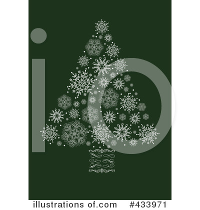 Royalty-Free (RF) Christmas Tree Clipart Illustration by BestVector - Stock Sample #433971