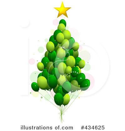 Royalty-Free (RF) Christmas Tree Clipart Illustration by BNP Design Studio - Stock Sample #434625