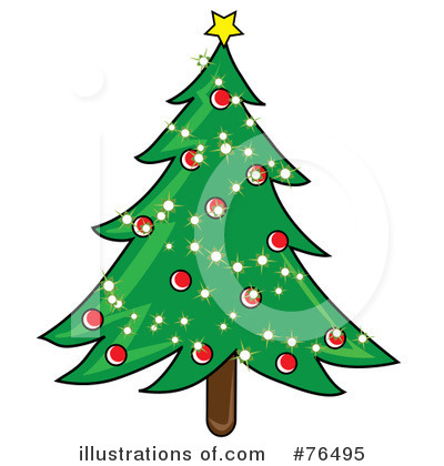Christmas Tree Clipart #76495 by Pams Clipart
