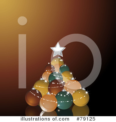 Royalty-Free (RF) Christmas Tree Clipart Illustration by elaineitalia - Stock Sample #79125