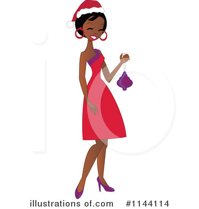 Christmas Woman Clipart #1144114 by peachidesigns
