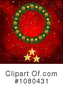 Christmas Wreath Clipart #1080431 by elaineitalia