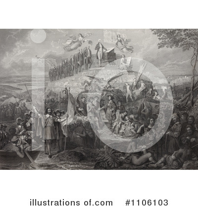 Royalty-Free (RF) Christopher Columbus Clipart Illustration by JVPD - Stock Sample #1106103