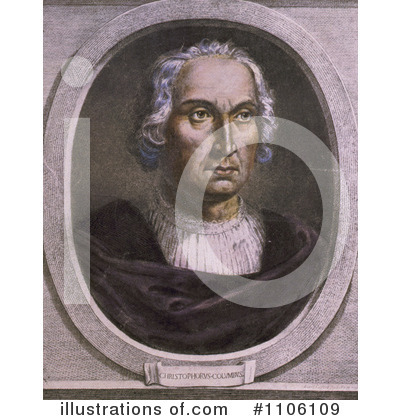 Royalty-Free (RF) Christopher Columbus Clipart Illustration by JVPD - Stock Sample #1106109
