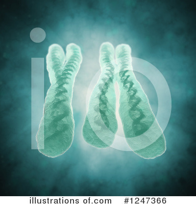 Royalty-Free (RF) Chromosome Clipart Illustration by Mopic - Stock Sample #1247366