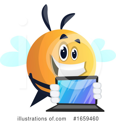 Royalty-Free (RF) Chubby Bee Clipart Illustration by Morphart Creations - Stock Sample #1659460