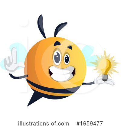 Chubby Bee Clipart #1659477 by Morphart Creations