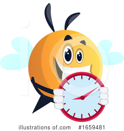 Royalty-Free (RF) Chubby Bee Clipart Illustration by Morphart Creations - Stock Sample #1659481