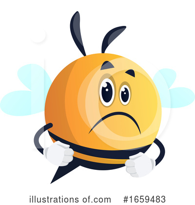 Royalty-Free (RF) Chubby Bee Clipart Illustration by Morphart Creations - Stock Sample #1659483