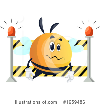 Royalty-Free (RF) Chubby Bee Clipart Illustration by Morphart Creations - Stock Sample #1659486