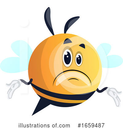 Royalty-Free (RF) Chubby Bee Clipart Illustration by Morphart Creations - Stock Sample #1659487