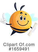 Chubby Bee Clipart #1659491 by Morphart Creations