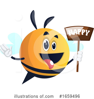 Chubby Bee Clipart #1659496 by Morphart Creations