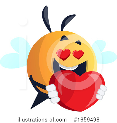 Royalty-Free (RF) Chubby Bee Clipart Illustration by Morphart Creations - Stock Sample #1659498